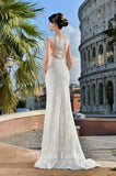 Lace mermaid trumpet ball gown Wedding Dress