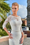 Lace mermaid trumpet ball gown Wedding Dress