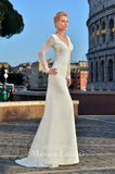 Lace mermaid trumpet ball gown Wedding Dress