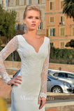 Lace mermaid trumpet ball gown Wedding Dress