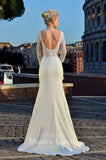 Lace mermaid trumpet ball gown Wedding Dress