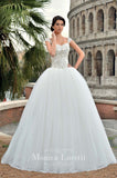 Lace Satin A-line ball Gown Wedding Dress