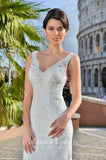 Lace mermaid trumpet ball gown Wedding Dress