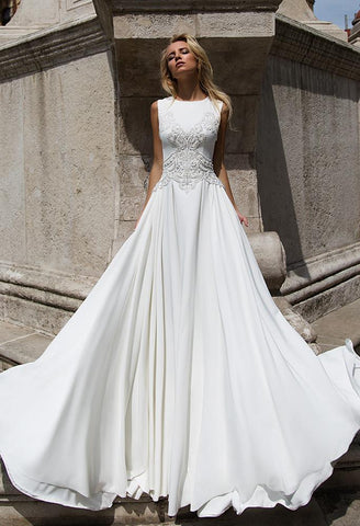 Lace princess ball gown lace A-Line wedding dress