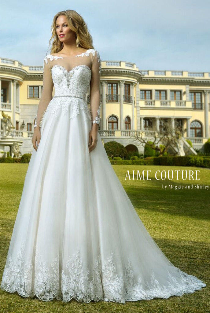 Designer Sweet Dream Wedding Dresses rhinestone tulle princess A-line ball gown