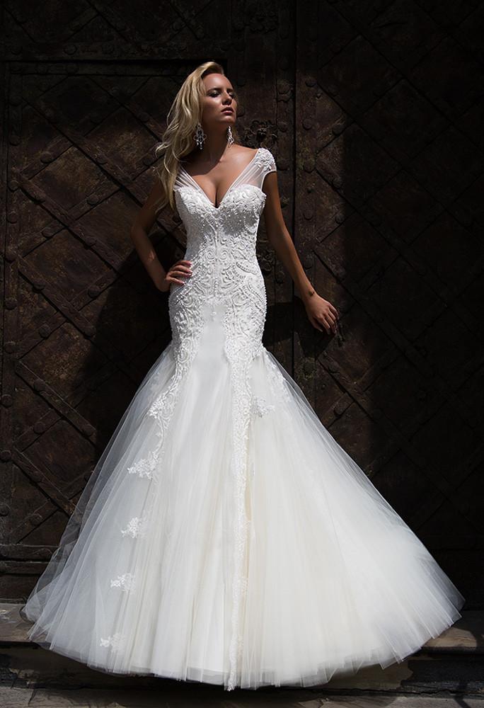 Lace princess mermaid lace wedding dress
