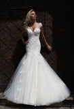 Lace princess mermaid lace wedding dress