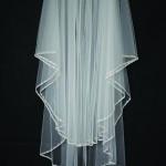 Wedding Bridal Beaded lace Rhinestone Elbow Length Veil