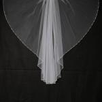 Wedding Bridal Beaded lace Rhinestone Elbow Length Veil