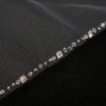 Wedding Bridal Beaded lace Rhinestone Elbow Length Veil