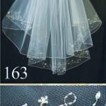 Wedding Bridal Beaded lace Rhinestone Elbow Length Veil