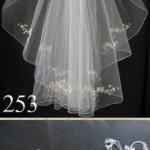 Wedding Bridal Beaded lace Rhinestone Elbow Length Veil
