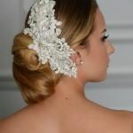 Wedding Bridal Beaded Rhinestone Hair Piece