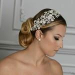 Wedding Bridal Beaded Rhinestone Hair Piece