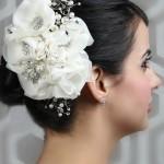 Wedding Bridal Beaded Rhinestone Hair Piece