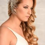 Wedding Bridal Beaded Rhinestone Hair Piece