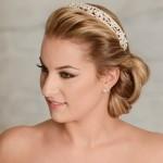 Wedding Bridal Beaded Rhinestone Hair Piece
