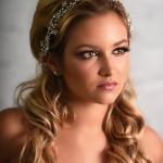 Wedding Bridal Beaded Rhinestone Hair Piece