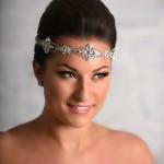Wedding Bridal Beaded Rhinestone Hair Piece