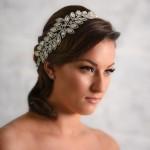 Wedding Bridal Beaded Rhinestone Hair Piece