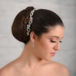 Wedding Bridal Beaded Rhinestone Hair Piece