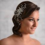 Wedding Bridal Beaded Rhinestone Hair Piece