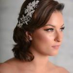 Wedding Bridal Beaded Rhinestone Hair Piece