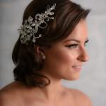 Wedding Bridal Beaded Rhinestone Hair Piece