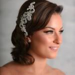Wedding Bridal Beaded Rhinestone Hair Piece