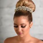 Wedding Bridal Beaded Rhinestone Hair Piece