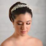 Wedding Bridal Beaded Rhinestone Hair Piece