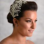 Wedding Bridal Beaded Rhinestone Hair Piece