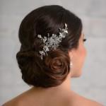 Wedding Bridal Beaded Rhinestone Hair Piece