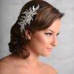 Wedding Bridal Beaded Rhinestone Hair Piece