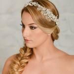 Wedding Bridal Beaded Rhinestone Hair Piece