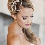 Wedding Bridal Beaded Rhinestone Hair Piece