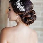 Wedding Bridal Beaded Rhinestone Hair Piece