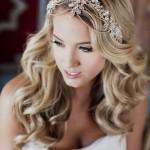 Wedding Bridal Beaded Rhinestone Hair Piece