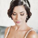 Wedding Bridal Beaded Rhinestone Hair Piece
