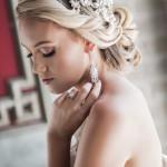 Wedding Bridal Beaded Rhinestone Hair Piece