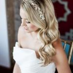 Wedding Bridal Beaded Rhinestone Hair Piece