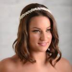 Wedding Bridal Beaded Rhinestone Hair Piece