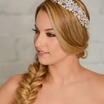 Wedding Bridal Beaded Rhinestone Hair Piece