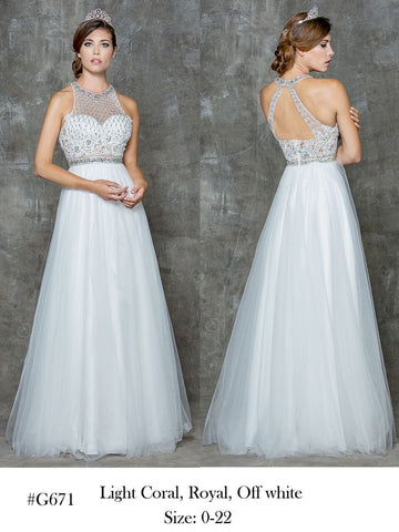 Designer prom dress lace, chiffon, satin, beading long.