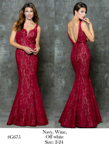 Designer prom dress lace, chiffon, satin, beading long.
