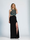 Prom lace satin mermaid trumpet long dress