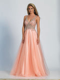 Prom lace satin mermaid trumpet long dress