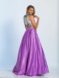 Prom lace satin mermaid trumpet long dress