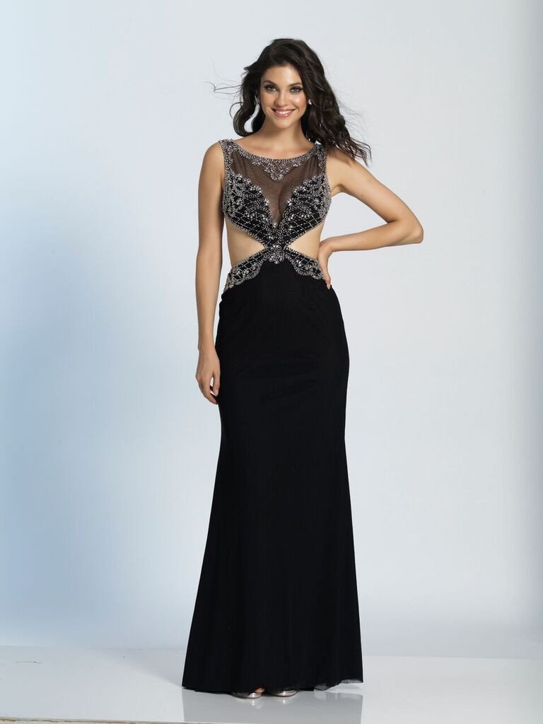 Prom lace satin mermaid trumpet long dress
