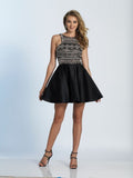 Dave & Johnny  lace short prom homecoming cocktail dress